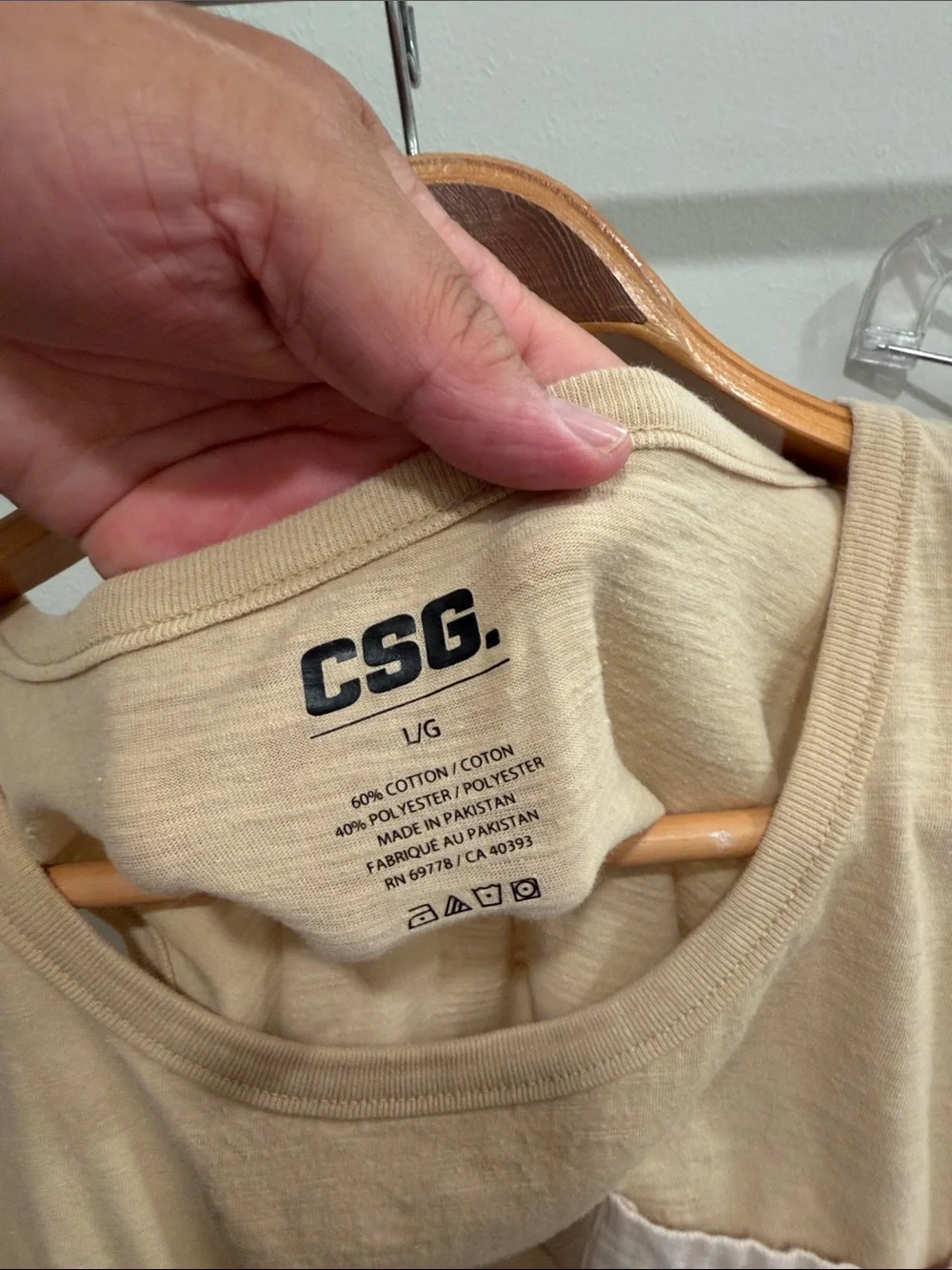 CSG. Men's Tan Cotton Blend Shorts - Casual Comfort